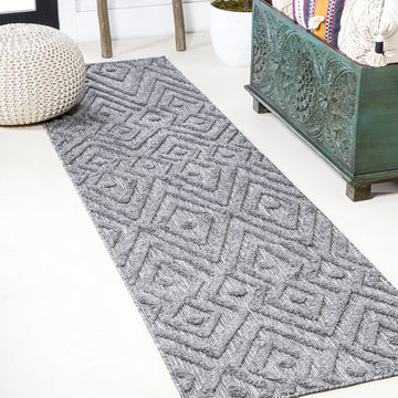 Balansat Moroccan Diamond Indoor/outdoor Area Rug